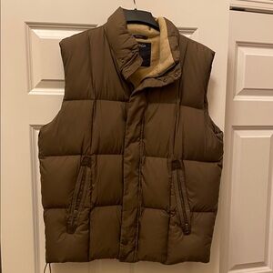 Nautica Men's Tan Quilted Vest